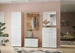 Garderobekast Elvas Eiken Wit^Huisenthuis