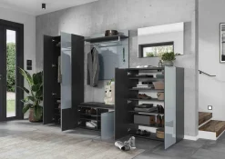 Garderobekast Mercurius Grafiet Grijs^Huisenthuis Clearance