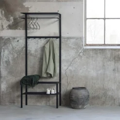 Garderoberek Willow Zwart^Huisenthuis