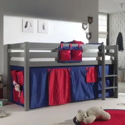 Gordijn Charlie Blauw/Rood^Huisenthuis New