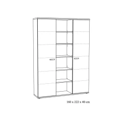 Grote kantoorkast^Huisenthuis Discount