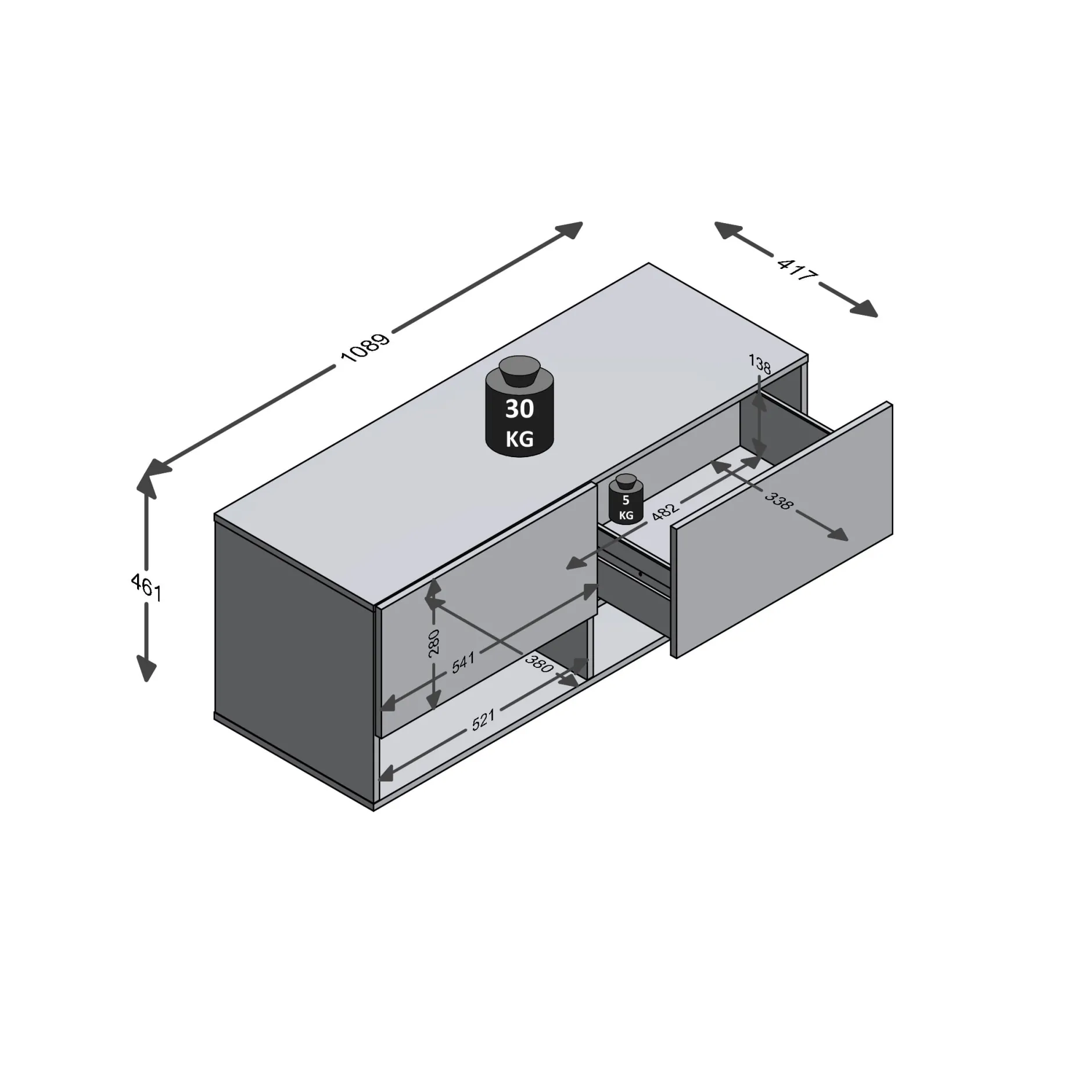 Halbank Zeger Wit Artisan Eiken^Huisenthuis Online