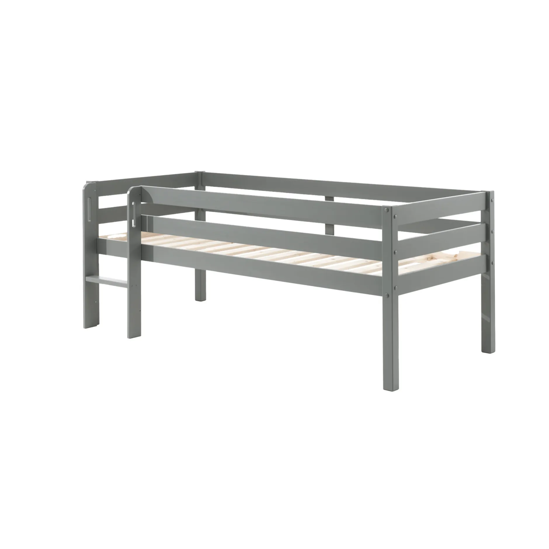 Halfhoogslaper Charlie Grenen 90×200 cm – Met ladder^Huisenthuis Best