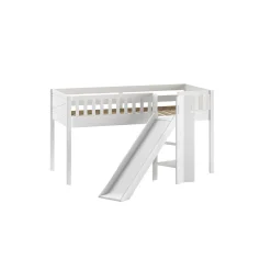 Halfhoogslaper Jonas Wit – Met glijbaan^Huisenthuis Clearance