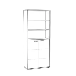 Halfopen kantoorkast Roland^Huisenthuis