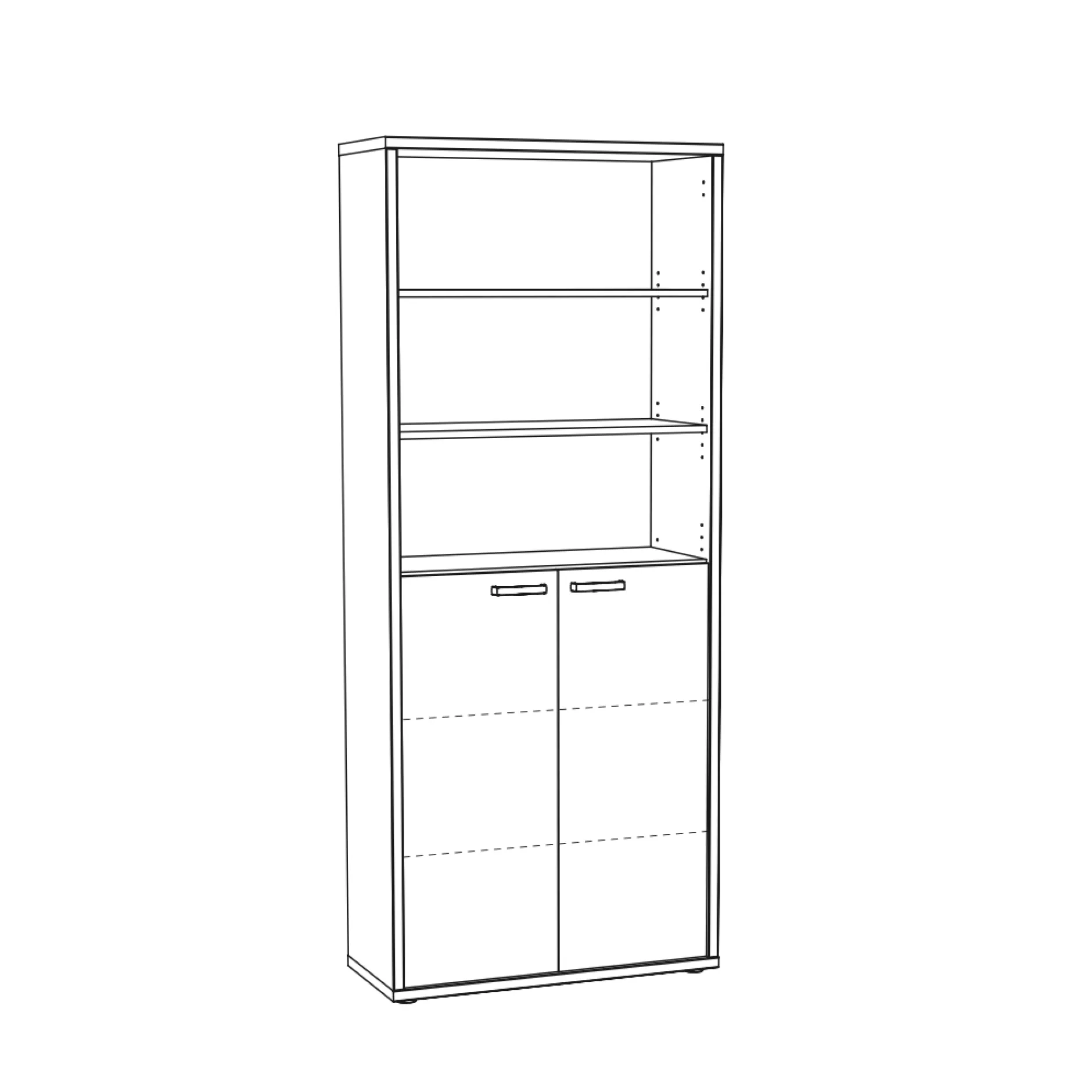 Halfopen kantoorkast Roland^Huisenthuis