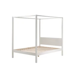 Hemelbed Charlie Wit 140×200 cm^Huisenthuis Outlet