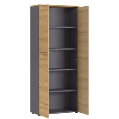 Hoge dichte kantoorkast Ergonoma Eiken^Huisenthuis New