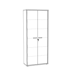 Hoge dichte kantoorkast Roland^Huisenthuis Hot