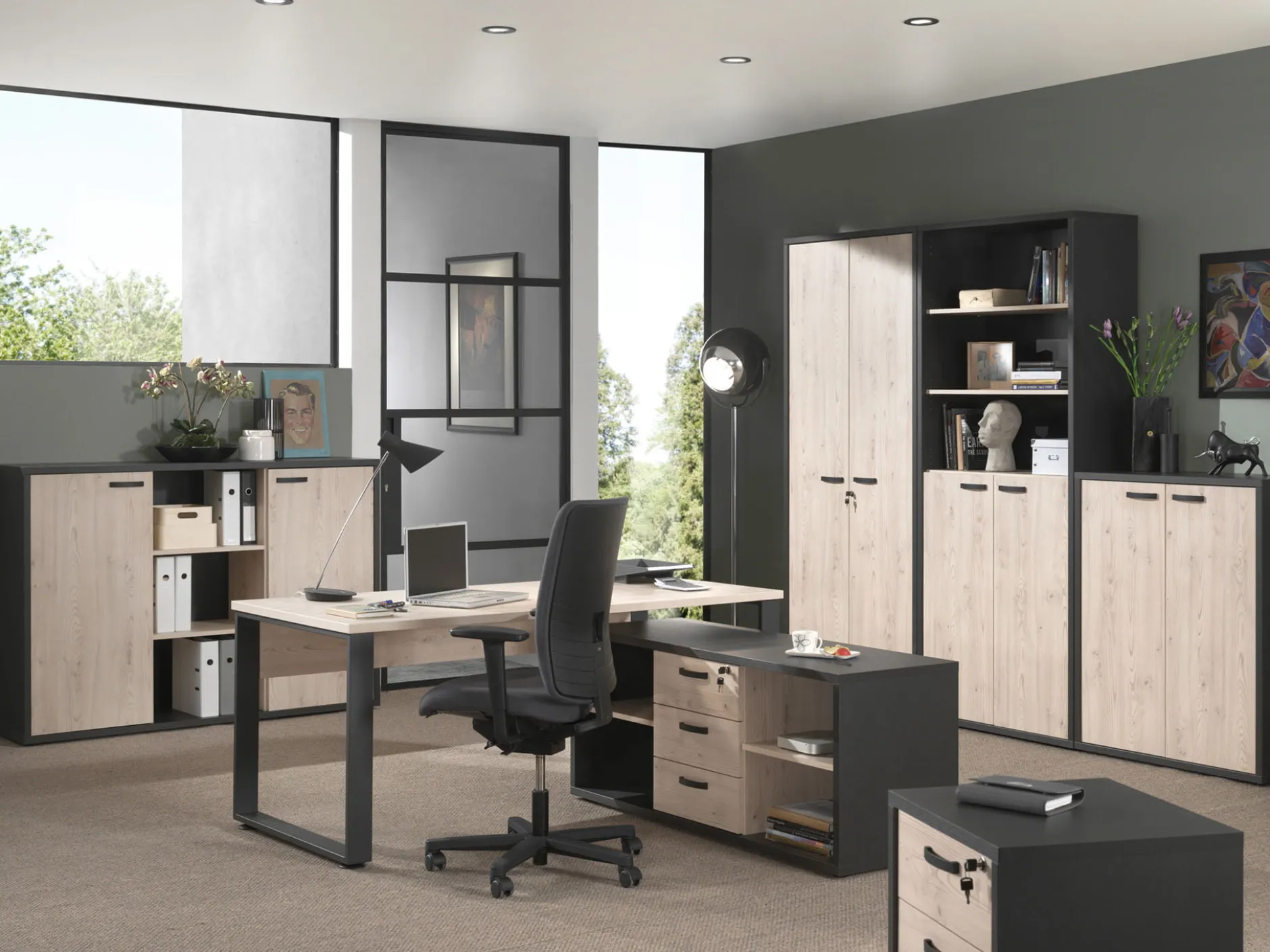 Hoge halfopen kantoorkast Spinoza^Huisenthuis Hot