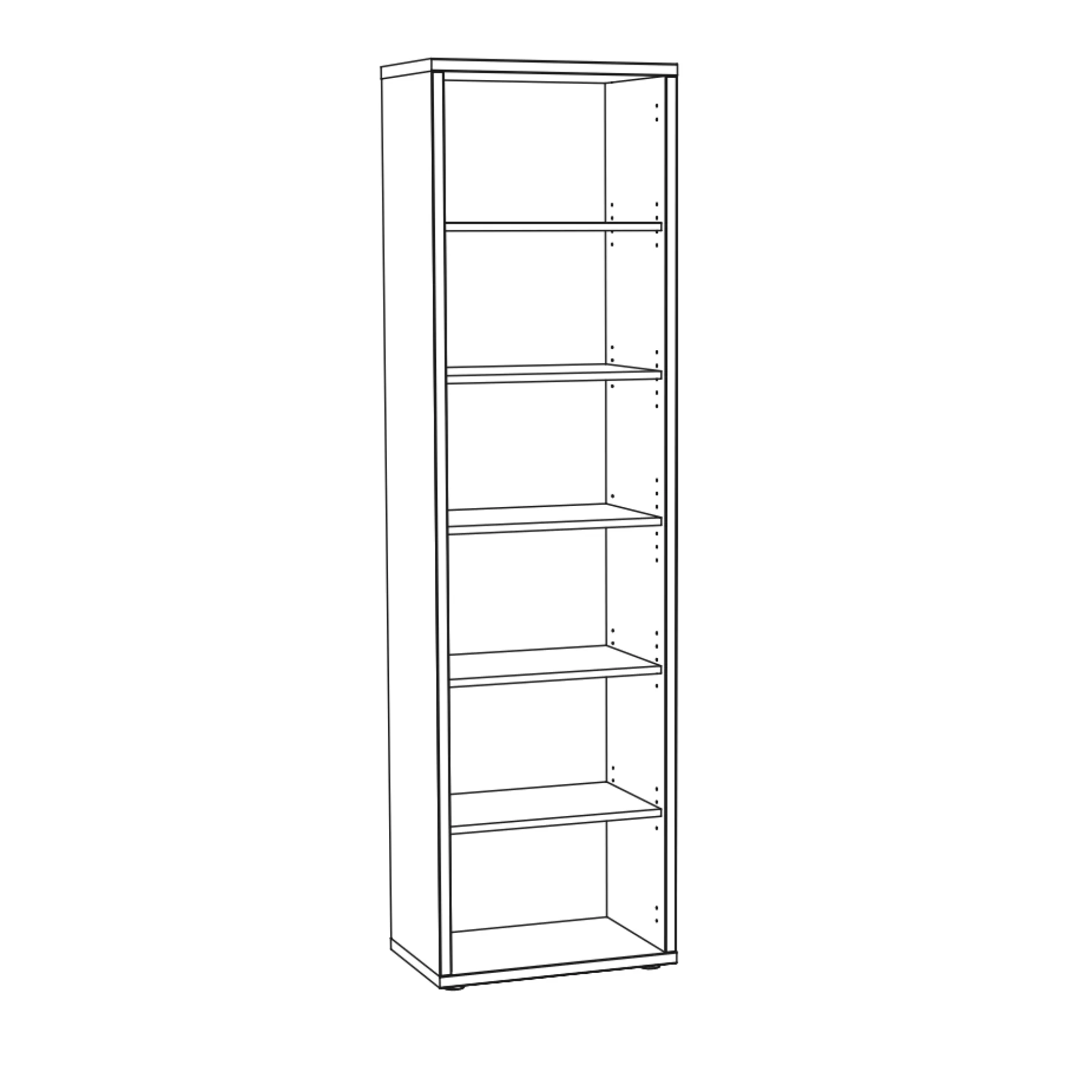 Hoge open kantoorkast Roland^Huisenthuis New