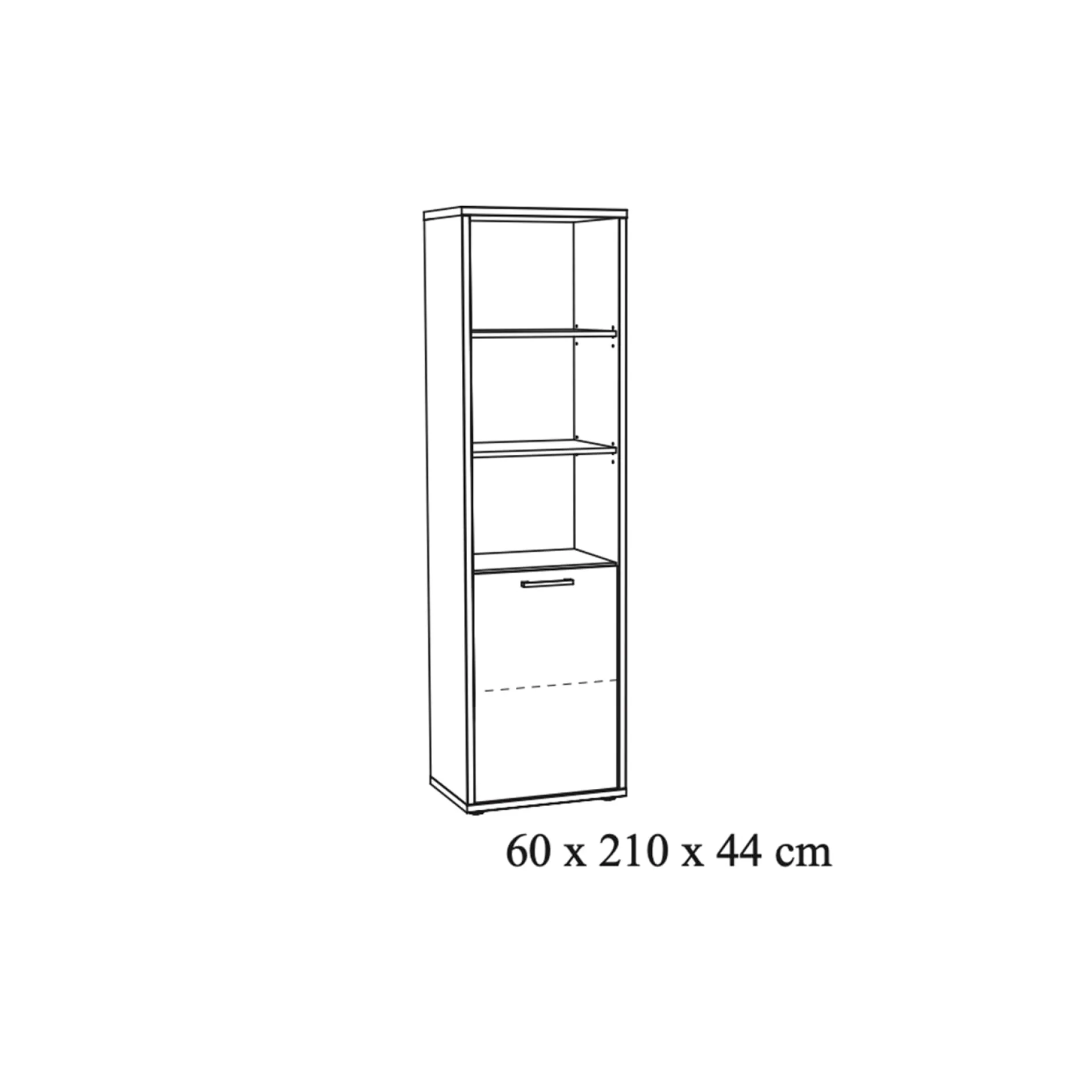 Hoge open kast Yumi Eiken^Huisenthuis Online