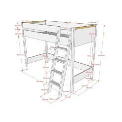 Hoogslaper Dex Grenen 90×200 cm^Huisenthuis Sale