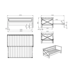 Kajuitbed Charlie Wit 1 – Uitschuifbaar^Huisenthuis