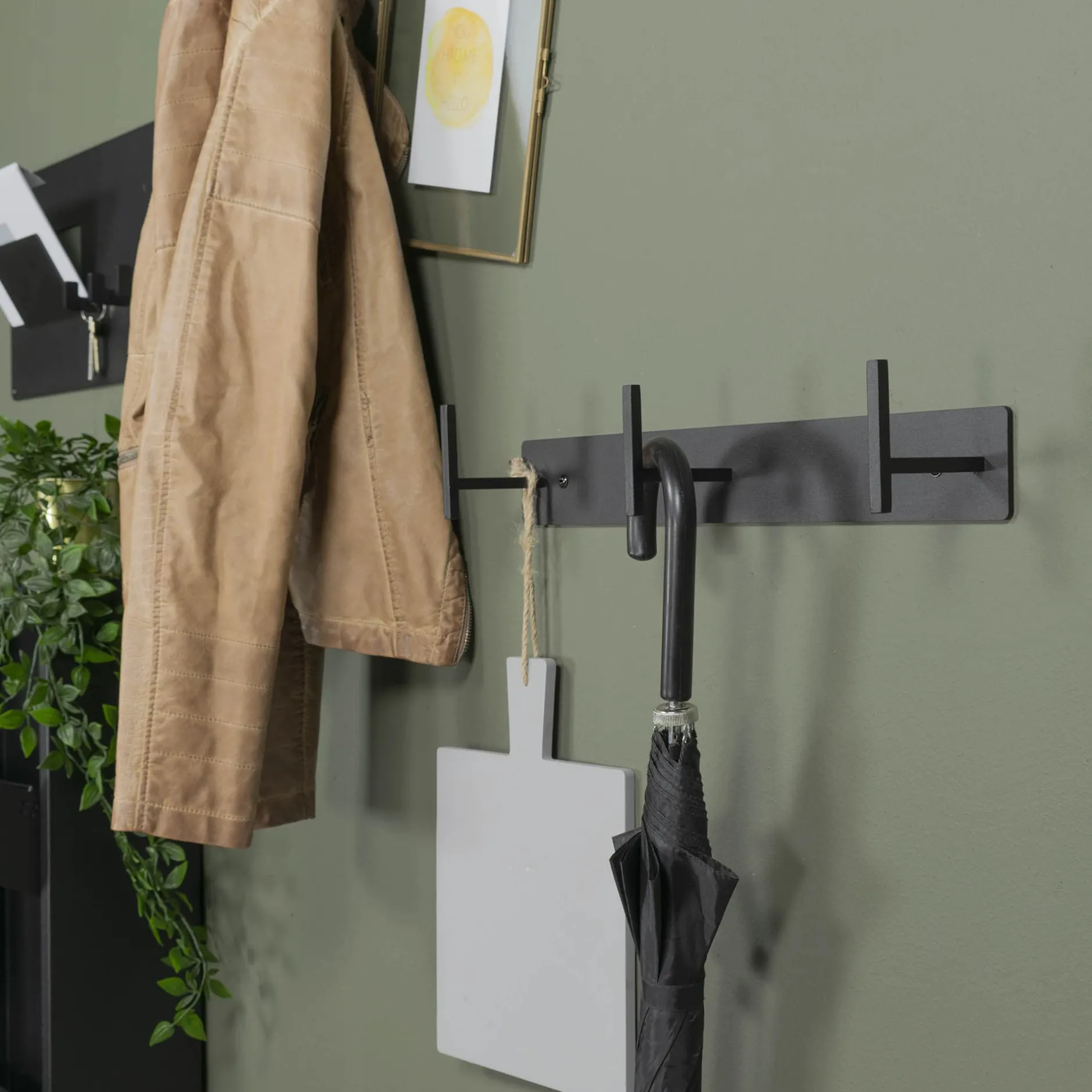 Kapstok Lux 3-haaks^Huisenthuis New