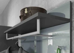 Kapstokpaneel Mercurius Grafiet Grijs^Huisenthuis Best