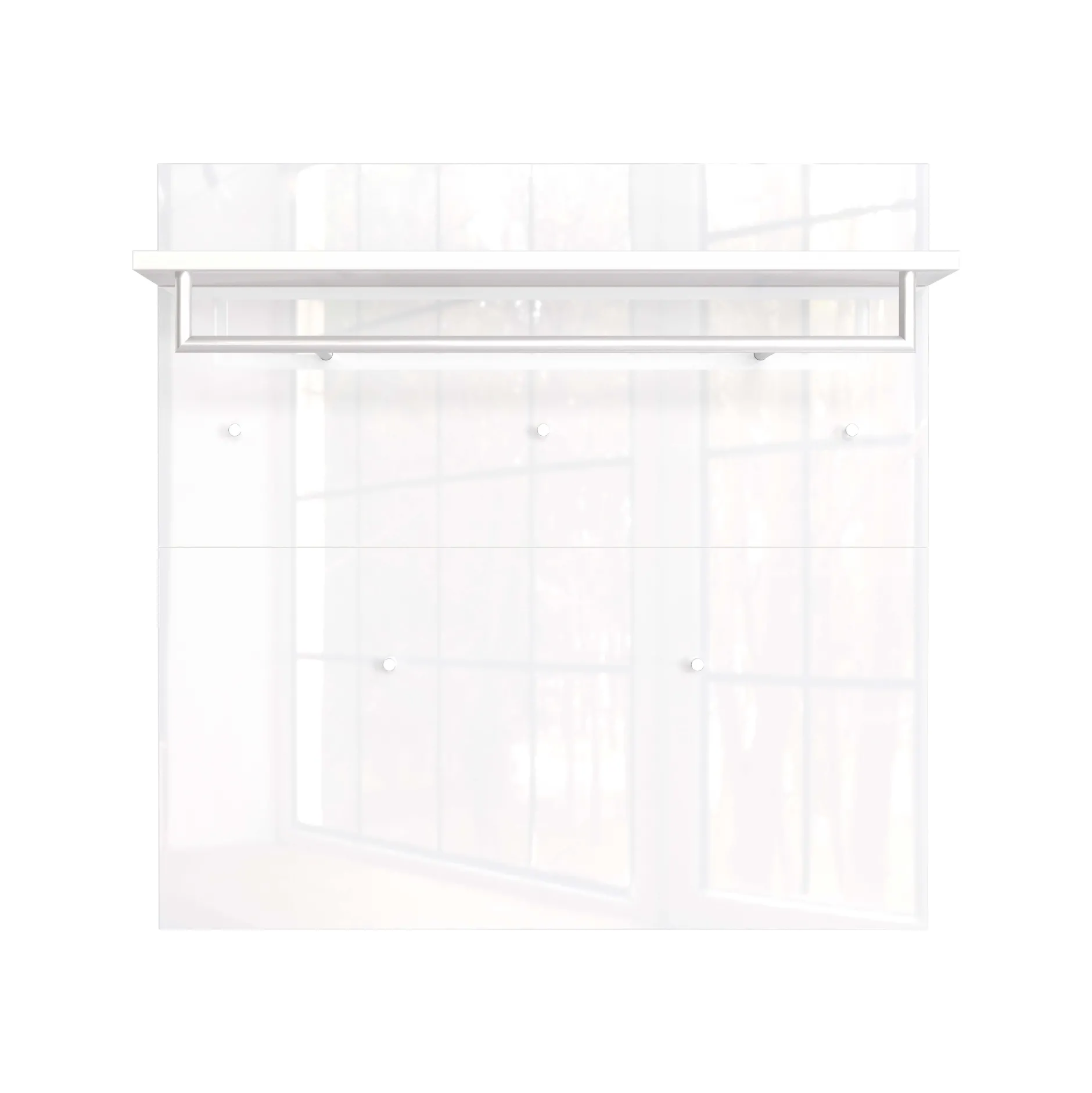 Kapstokpaneel Montreal Wit^Huisenthuis Outlet