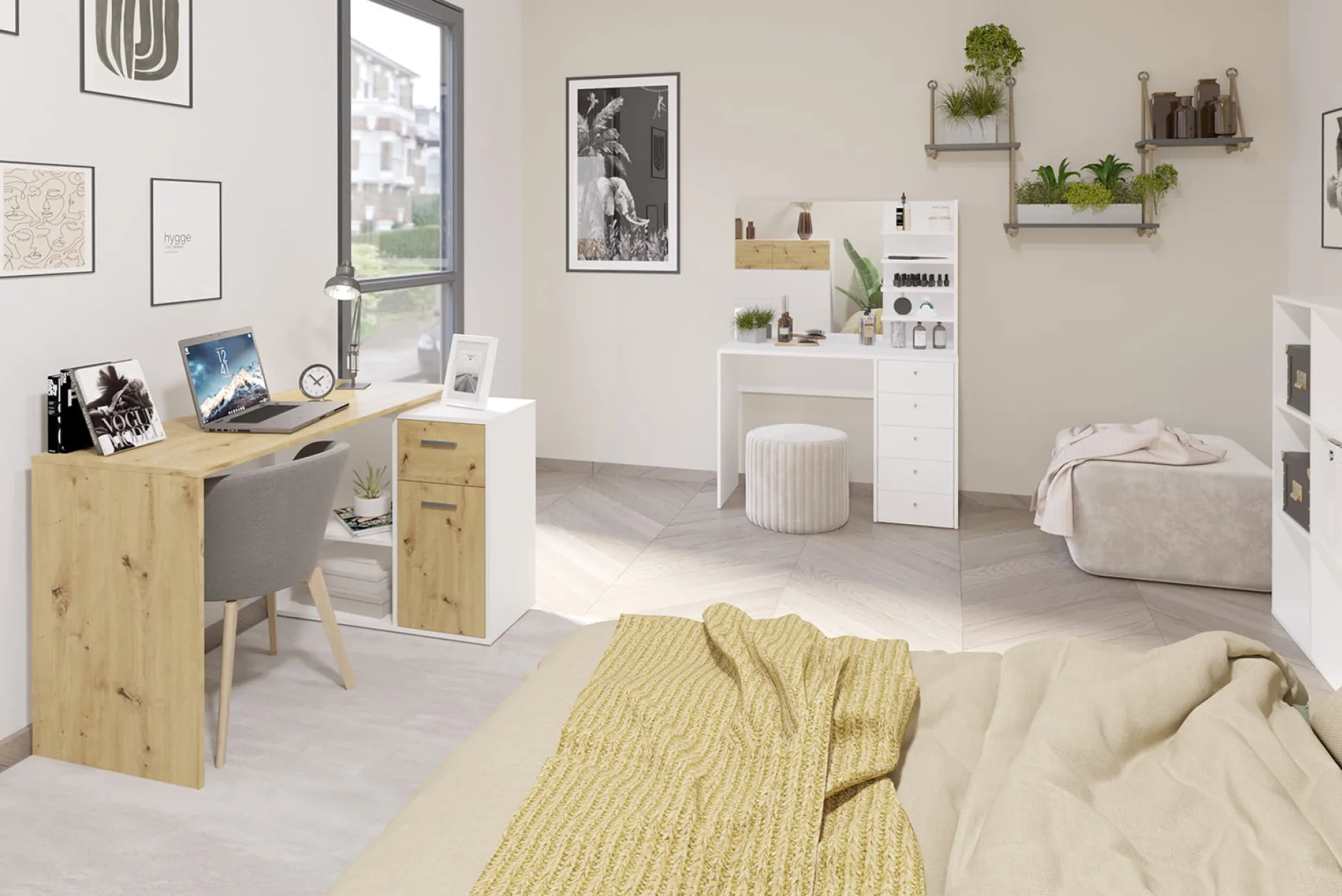 Kaptafel Emilia Wit^Huisenthuis Best