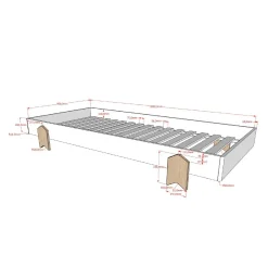 Kinderbed Ted^Huisenthuis Hot