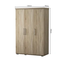 Kledingkast Bruno 3-deurs^Huisenthuis New