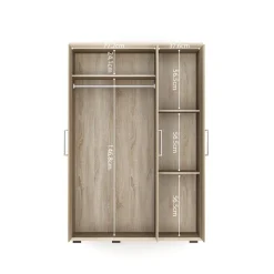 Kledingkast Bruno 3-deurs^Huisenthuis New