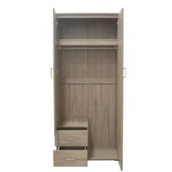 Kledingkast Jean 2-deurs – Spiegel^Huisenthuis Online