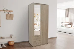 Kledingkast Jean 2-deurs – Spiegel^Huisenthuis Online