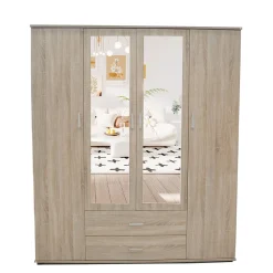 Kledingkast Jean 4-deurs – Spiegel^Huisenthuis Best