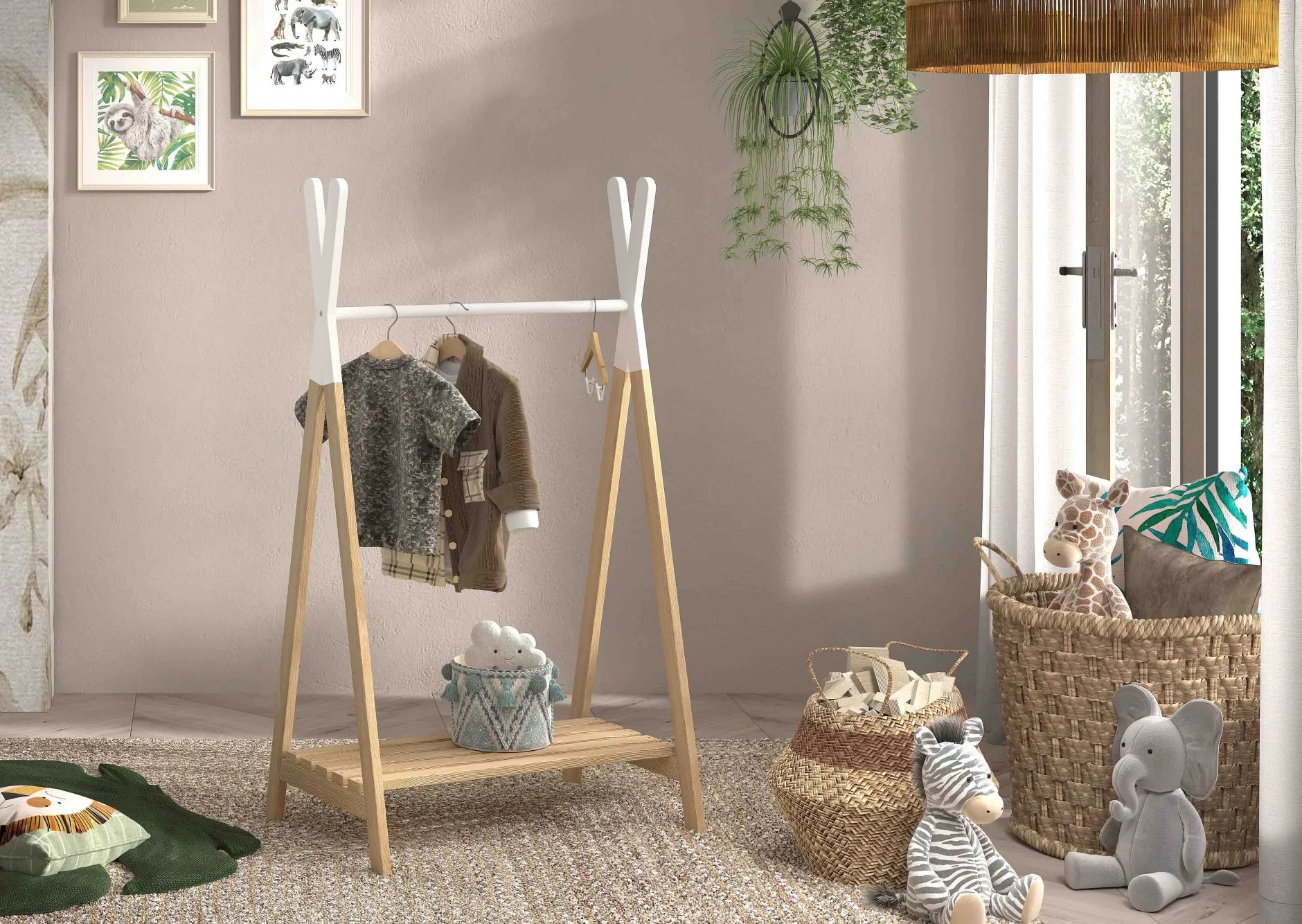 Kledingrek Jill Wit^Huisenthuis Discount