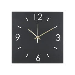 Klok Ot Zwart 40 cm^Huisenthuis Outlet