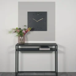 Klok Ot Zwart 60 cm^Huisenthuis Discount