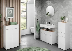 Kolomkast Sicilia Wit Eiken^Huisenthuis Clearance