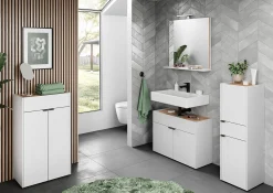 Kolomkast Sicilia Wit Eiken^Huisenthuis Clearance