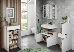 Kolomkast Sicilia Wit Eiken^Huisenthuis Clearance