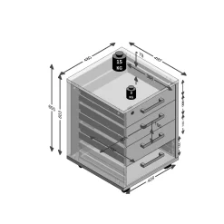Ladeblok Nereus Eiken^Huisenthuis Clearance