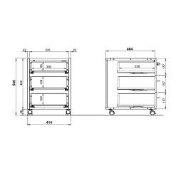 Ladeblok Pytheas Grafiet Eiken^Huisenthuis