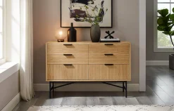 Ladekast Ruben Eiken 120x40x80cm^Huisenthuis Best