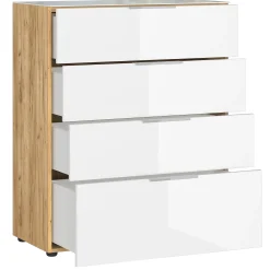 Ladekast Sirmione Wit-Eiken^Huisenthuis Online