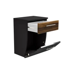 Lage badkamerkast Milan Antraciet Walnoot^Huisenthuis Discount