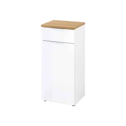 Lage badkamerkast Palma Eiken Wit 86 cm^Huisenthuis Discount