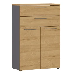 Lage dichte kantoorkast laden Ergonoma Eiken^Huisenthuis New