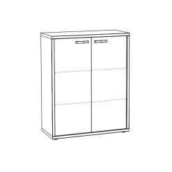 Lage dichte kantoorkast Roland^Huisenthuis