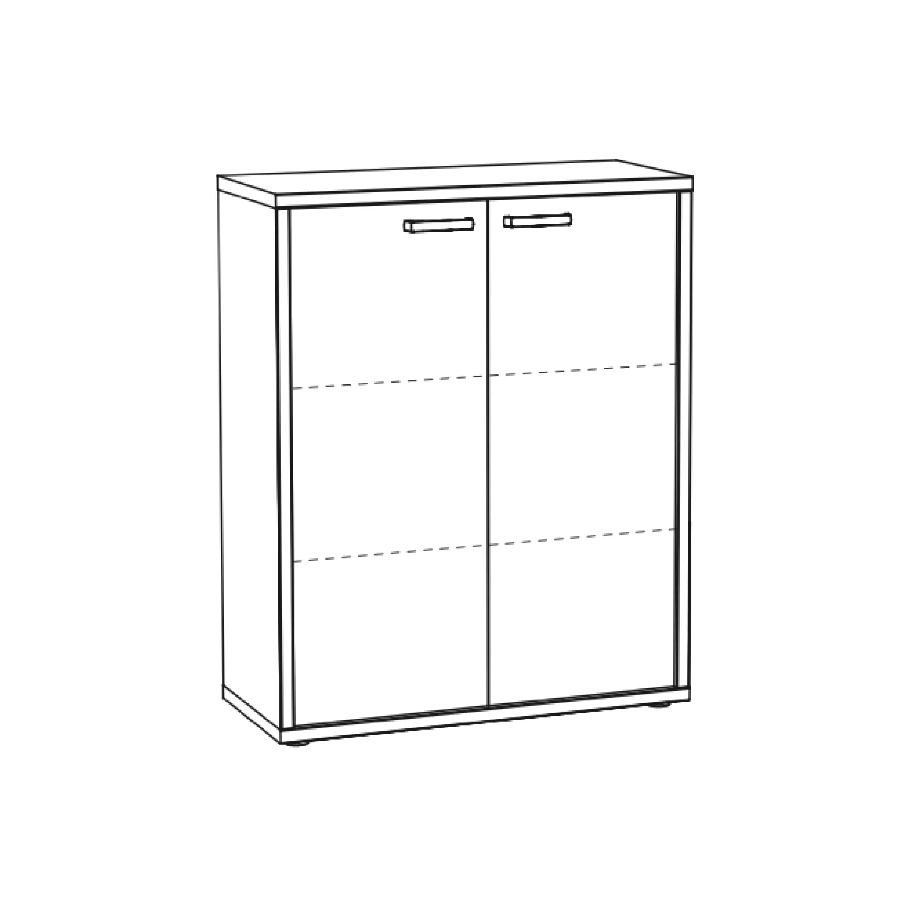 Lage dichte kantoorkast Roland^Huisenthuis