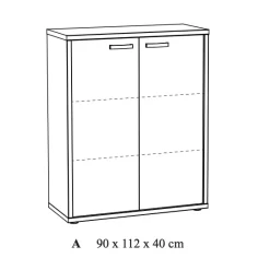 Lage kast Edison^Huisenthuis Hot