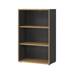 Lage open kantoorkast Pytheas Grafiet Eiken^Huisenthuis New