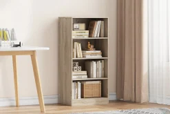 Lage open kast Edwin Sonoma 55x36x110 cm^Huisenthuis Outlet