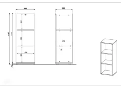 Lage smalle kantoorkast Ergonoma Licht^Huisenthuis Clearance