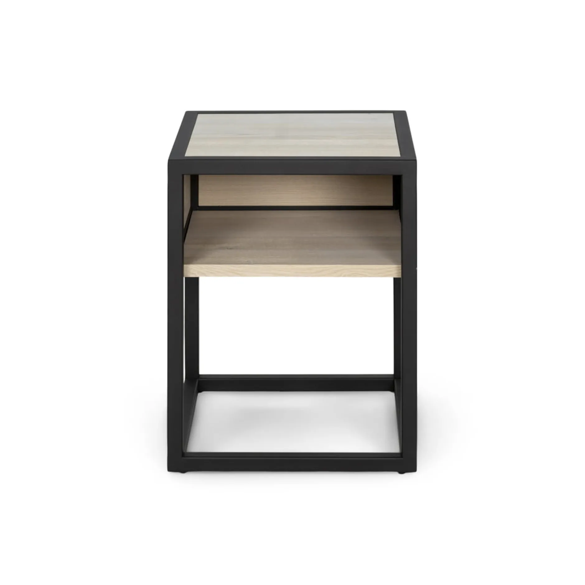 Nachtkastje Aurora Eiken Wit Zand^Huisenthuis Clearance