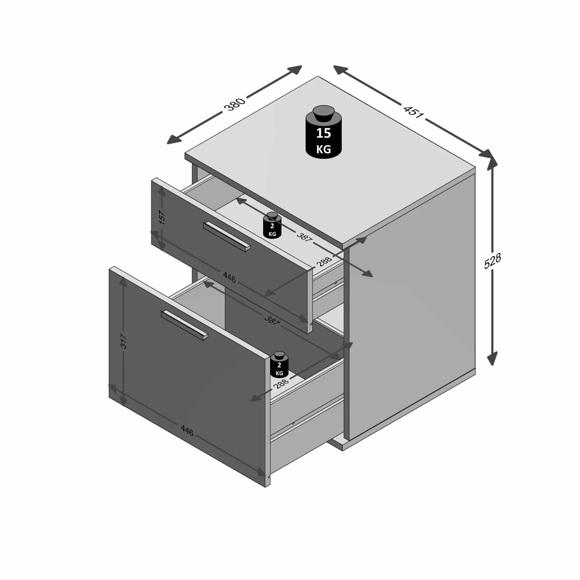 Nachtkastje Leila^Huisenthuis Best