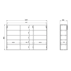 Opbergkast Aniek 86 cm^Huisenthuis Hot